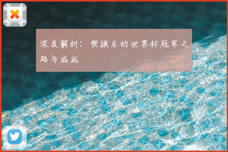 深度解析：樊振东的世界杯冠军之路与成就
